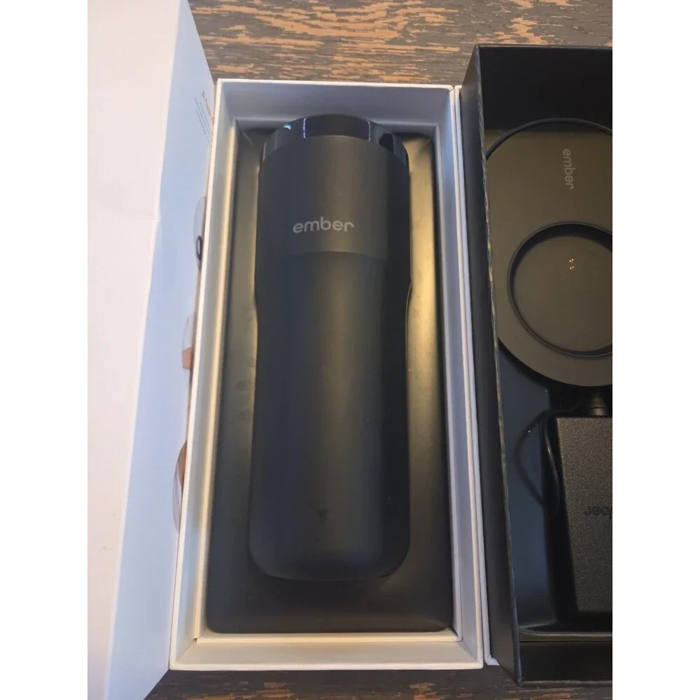 Ember Travel Mug 2+ 12oz Temperature Control Smart Heated Mug Black